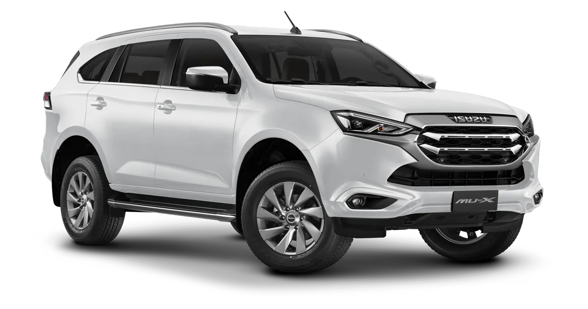 Isuzu MU-X en color Splash White